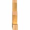 Ekena Millwork Saratoga Rough Sawn Timber Gable Bracket, Western Red Cedar, 60"W x 38"H x 6"D x 6"F, 15/12 Pitch GBW060X38X0606SAR00RWR - alternate 2